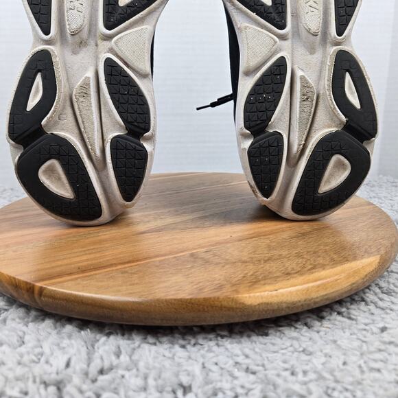 Hoka One One Mens 9.5D Bondi 8 Black White Athletic Daily Gym Road Running Shoe - Picture 10 of 12